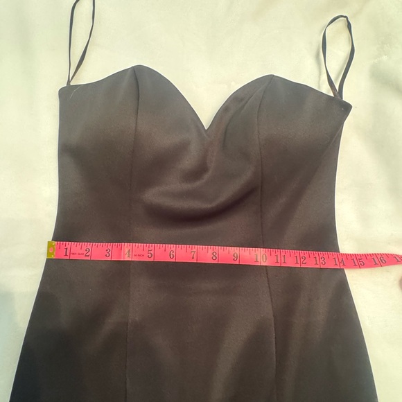 Classic Strapless Black Mermaid Gown - Picture 10 of 11